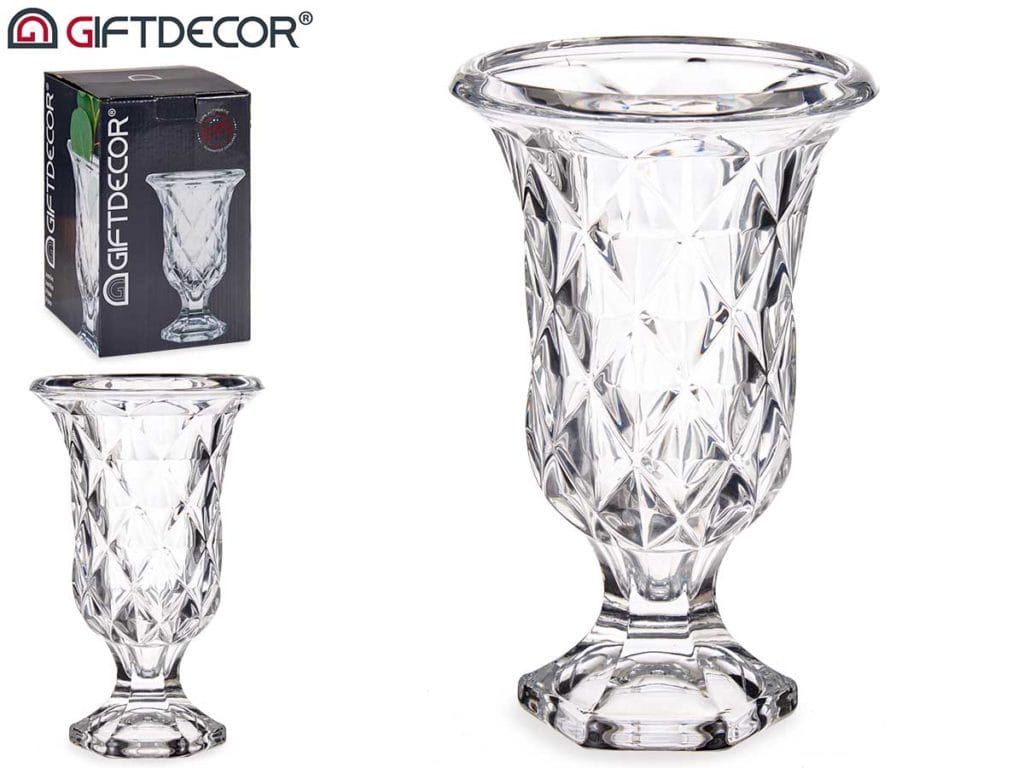 Copa vidrio 235cm rombos