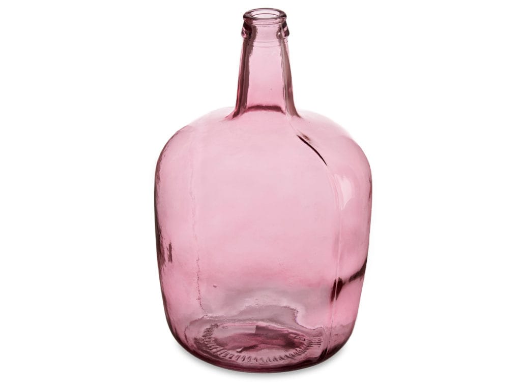 Garrafa cristal 8 l rosa