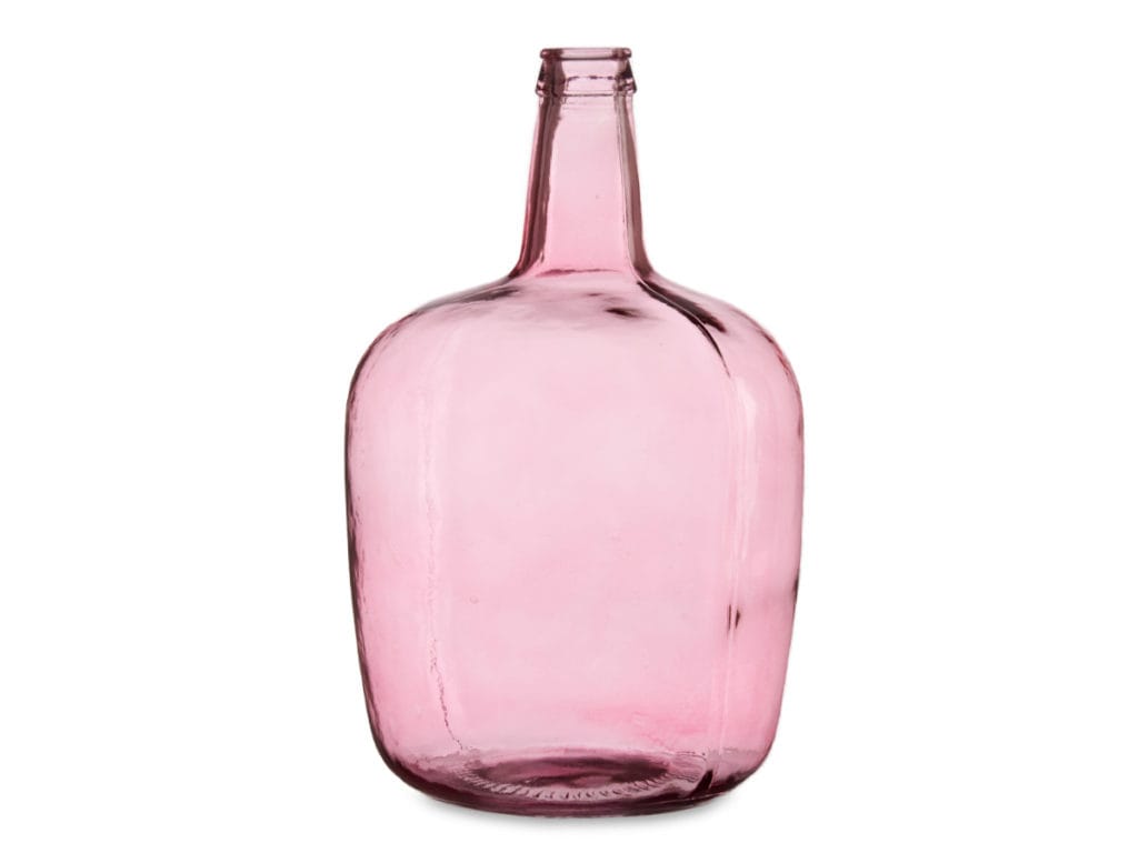 Garrafa cristal 8 l rosa2
