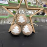 JUEGO 3 BOLAS NAVIDAD 8 CM ARBOL