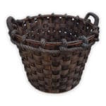 CESTO LEÑA REDONDO OSCURO