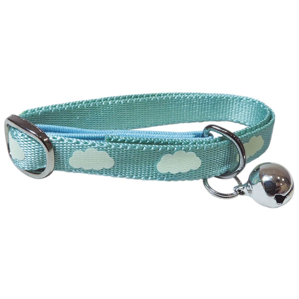 clk145 collar de estampado reflectante safe here para gatos detalle 9480