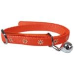 COLLAR GATO ESTAMPADO ROJO