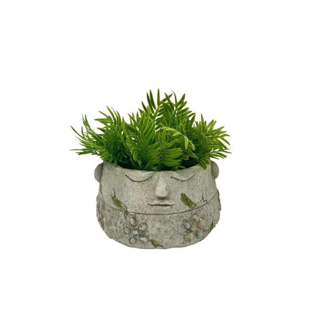 MACETA CABEZA 26X24X24