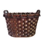 CESTO LEÑA OVALADO OSCURO