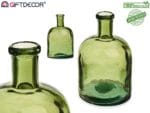 BOTELLA ANCHA VERDE 15X15X23,5 - Imagen 3