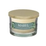 VELA VASO MENTA F. TAPA DORADA