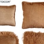 COJIN PELO CORTO CAMEL 60 CM