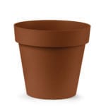 VASO CLEO 30 CM MARRON