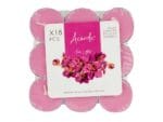 SET 18 VELAS TEA LIGHT ORQUIDEA