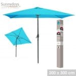 SOMBRILLA 2X3 TURQUESA