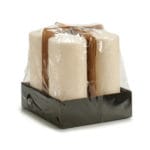 VELA TACO CREMA 9X9X20 CM - Imagen 3