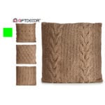 COJIN LANA BEIGE BOLAS 60X60X20