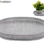 PLATO CEMENTO RELIEVE MIMBRE OV