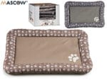 CUNA HUELLAS MARRON 83X57X7,5 - Imagen 2