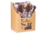 HOJA PALMERA 3PCS MARRON MOSTAZA - Imagen 3