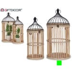 JAULA MADERA REDONDA 30X30X60,5