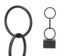 FIGURA AROS NEGRO 12,5X12,5X40,5 - Imagen 2