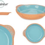 CAZUELA BARRO RED. 20 CM TURQUES