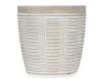MACETA CEMENTO RAYADA 12,5x10 - Imagen 2