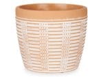 MACETA TERRACOTA RAYADA 17X15