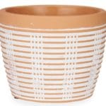 MACETA TERRACOTA RAYADA 12,5x10