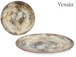 VAJILLA 18 PIEZAS MARRON PIEDRA