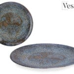 VAJILLA 18 PIEZAS OSCURO