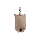 BOLSA PLEGABLE MARRON 2X7X12,5