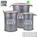 LOFT BIDON METAL 40X52 CM