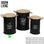 DEPONDRE BIDON NEGRO 34X50 CM