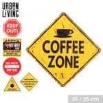 PLACA METAL KEEP OUT - Imagen 2