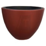 MACETA HEOS BAJA 30 CM COBRE