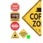 PLACA METAL NEVER MIND