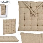 COJIN SILLA LISO CREMA 40X40X5,5