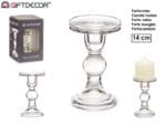 CANDELABRO CRISTAL BOLA 14 CM - Imagen 3