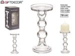 CANDELABRO CRISTAL BOLA 18 CM - Imagen 3