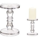 CANDELABRO CRISTAL ANILLO 19 CM