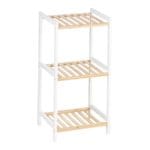 ESTANTERIA 3 ESTANTES BAMBU BL.