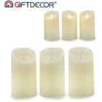 SET 3 VELAS LLAMA LED 13 CM - Imagen 2