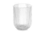 VASO BAJO TRANSPARENTE RAYAS 270