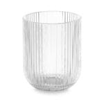 VASO BAJO TRANSPARENTE RAYAS 270