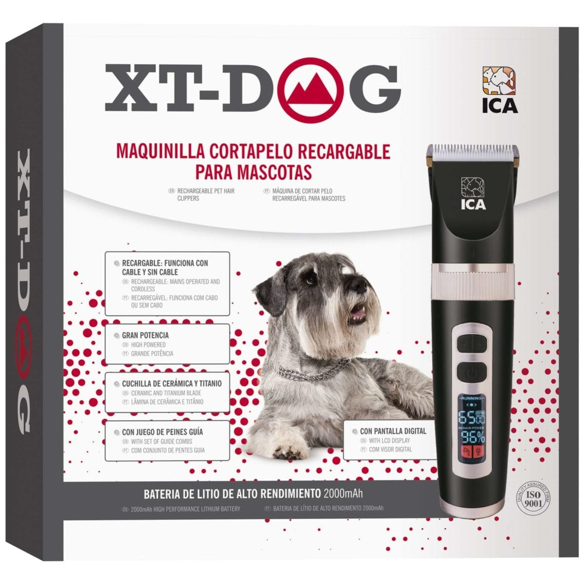 MAQUINA CORTAPELO RECARGABLE PRO - Imagen 5