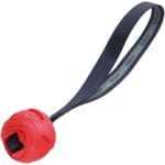 PELOTA ROJA C/ LANZADOR 7X7X35