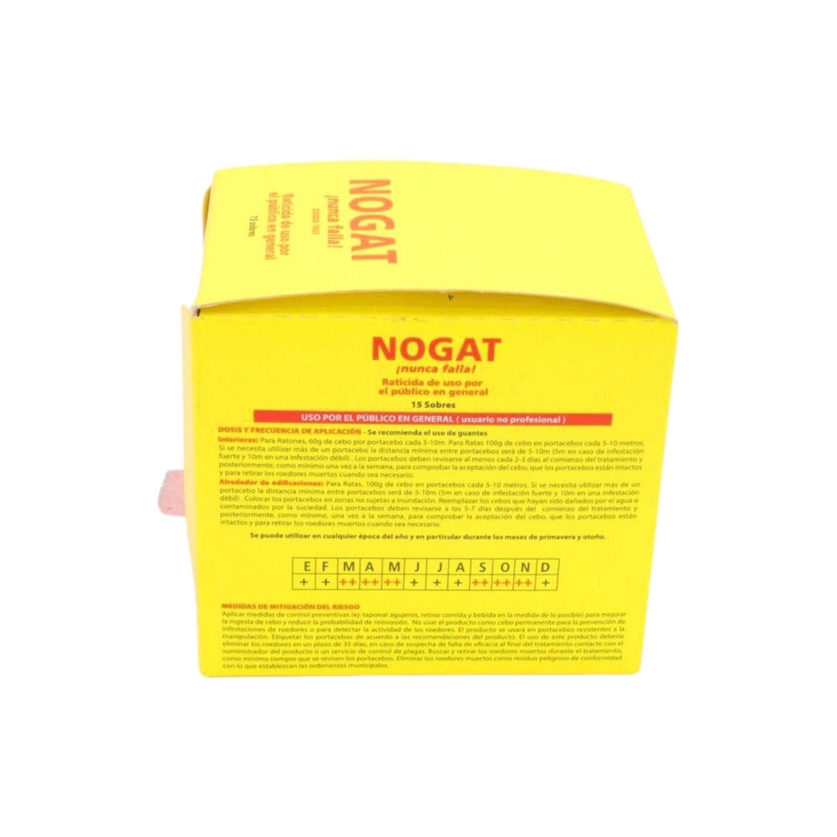 NOGAT RATICIDA SOBRE - Imagen 2