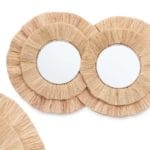 ESPEJO REDONDO DOBLE 113X73 CM