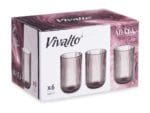 VASO ALTO ROSA RAYAS 430 ML. - Imagen 3