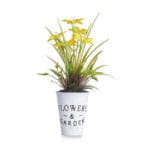 PLANTA FLOR ABIERTA AMARILLA