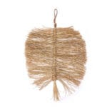 COLGANTE HOJA PALMA MARRON 34X50