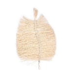 COLGANTE HOJA PALMA BEIGE 46X70